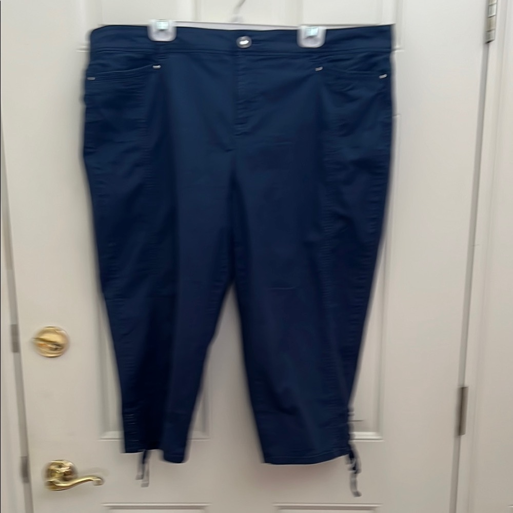 Style & Co Blue Women’s Capris. Size 20W